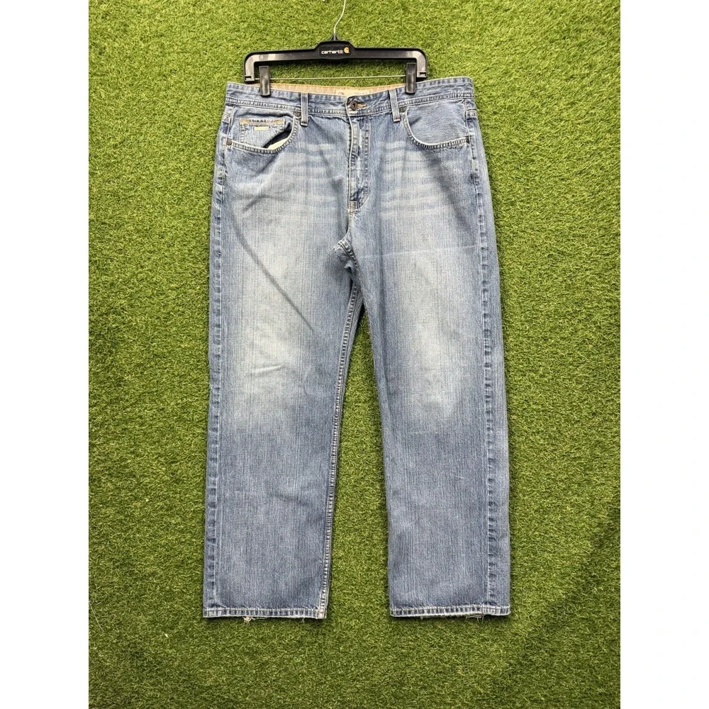 BKE 67 Austin Jeans Mens 38 Bootcut Buckle Light Wash Denim Casual Workwear